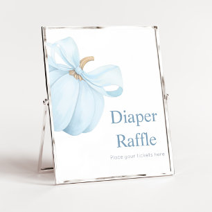 Jungen Minimalist Little Pumpkin Windel-Raffle-Sch Poster