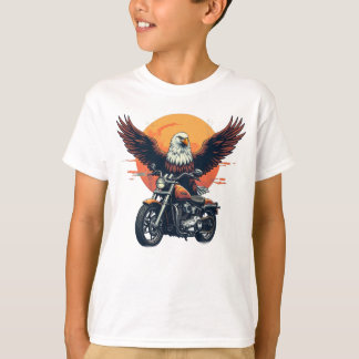 Jungen Motorrad-Shirt T-Shirt
