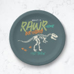 Jungen Niedlich Dinosaur Dig Fossil Kindergeburtst Pappteller<br><div class="desc">Dieses niedliche und moderne Jungen Geburtstagsschild-Design zeichnet sich durch ein T-Rex Dinosaurier Skelett-Design aus. Die Teller können mit Ihrem Kindernamen personalisiert werden - das perfekte Dinosaurier Fossil graben thematisches Geschirr!</div>