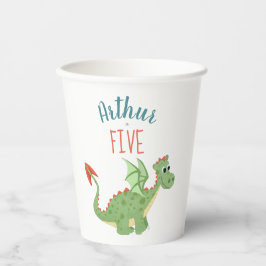 Jungen Niedlich Moderne Drachen Kleinkind Geburtst Pappbecher