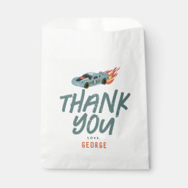 Jungen Niedlich zwei Fast Racing 2. Geburtstag Geschenktütchen