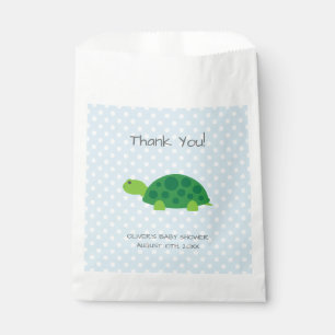 Jungen- oder Mädchen-Schildkröten-Babyparty-Gesche Geschenktütchen