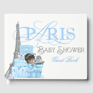 Jungen Paris Baby Shower Gästebuch