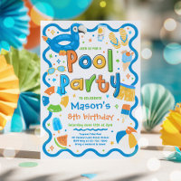 Jungen-Poolparty-Sommer-Tropisches Schwimmen Gebur