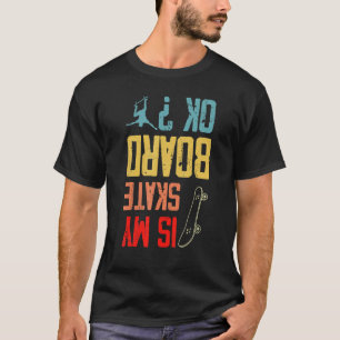Jungen Retro Vintage Skateboarding Mein Brett ist T-Shirt