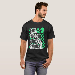 Jungen-Schach essen T-Shirt