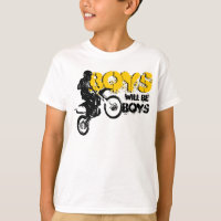 Jungen-Schmutz-Fahrrad-T - Shirt