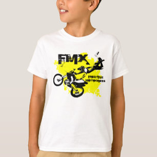 Jungen-Schmutz-Fahrrad-T - Shirt