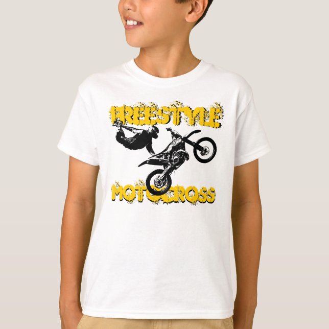 Jungen-Schmutz-Fahrrad-T - Shirt (Vorderseite)