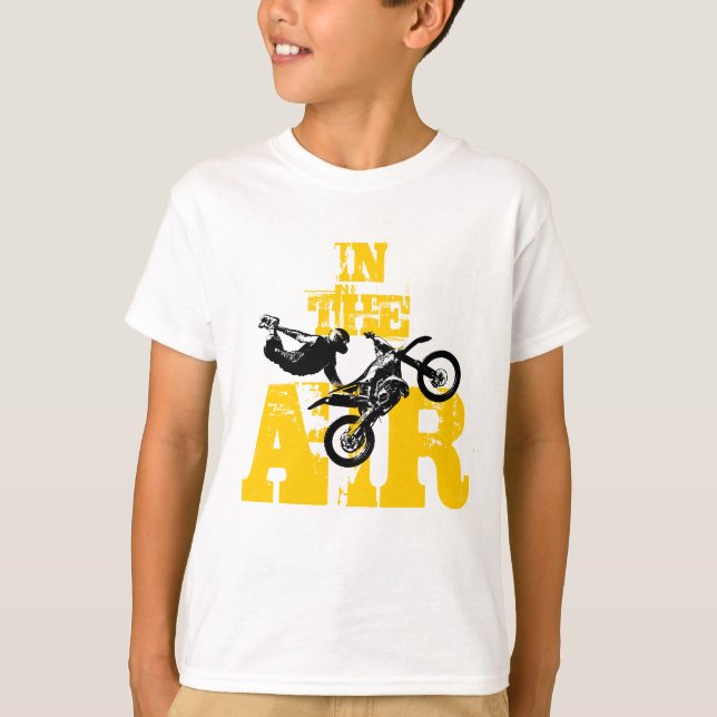 Jungen-Schmutz-Fahrrad-T - Shirt (Vorderseite)