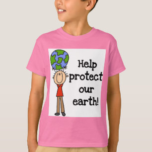 Jungen schützen unsere Erde T-Shirts und Geschenke