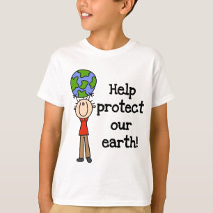 Jungen schützen unsere Erde T-Shirts und Geschenke