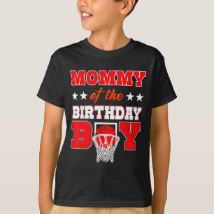 Jungen-Shirt Basketball-Party-Mami Geburtstag Ball T-Shirt