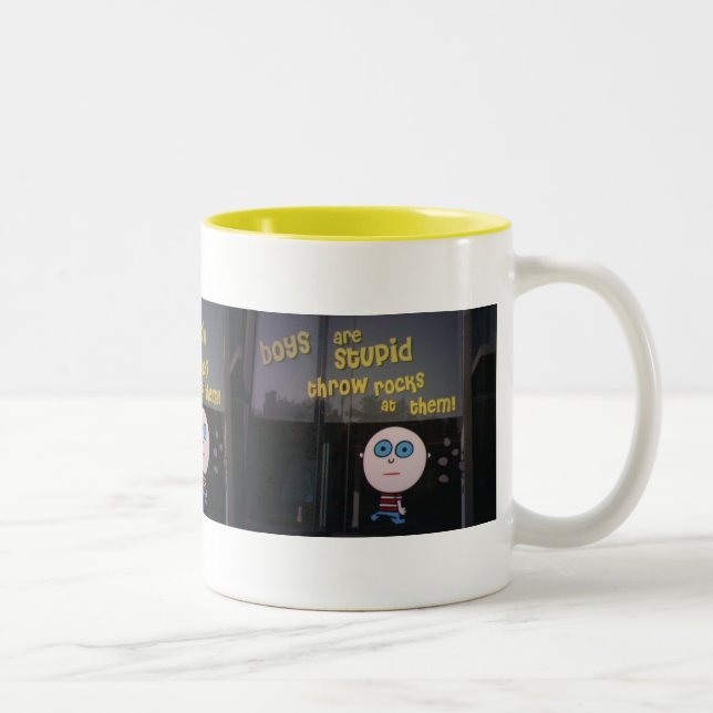 Jungen sind dumme Tasse (Rechts)