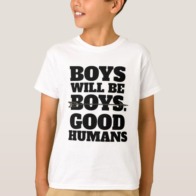 Jungen sind gute Menschen, der bestselling T-Shirt (Vorderseite)