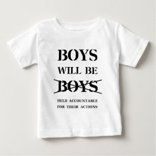 Jungen sind Jungen (Fluch frei) Baby T-shirt