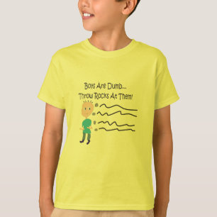 Jungen sind stumme "Wurfs-Felsen an ihnen! " T-Shirt