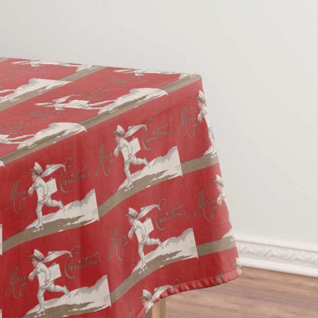 Jungen-Skaten Vintages Thunder_Cove Weihnachten Tischdecke (Beispiel)