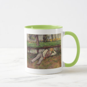 Jungen-Stillstehen Pauls Cezanne Tasse