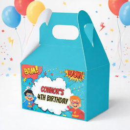 Jungen-Superhelden-Geburtstagsfeier-Geschenkbox Geschenkschachtel