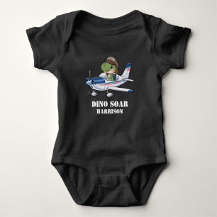 Jungen Süße Blaue Flugzeug Dinosaurier Kinder 1. G Baby Strampler