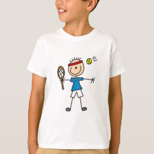 Jungen-Tennis-Spieler-T-Shirts und Geschenke T-Shirt