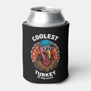Jungen Thanksgiving Kinder Coolster Truthahn in de Dosenkühler