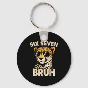 Jungen Tierprint Kleidung bruh Gepard 67 Meme sech Schlüsselanhänger