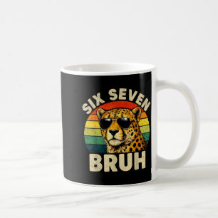 Jungen Tierprint Kleidung sechs sieben bruh Gepard Kaffeetasse