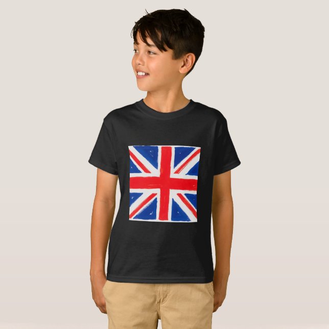 Jungen Union Jack T-Shirt (Vorne ganz)