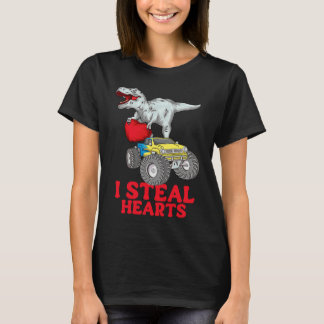 Jungen Valentinstag Kinder Dinosaurier rex  Ich st T-Shirt