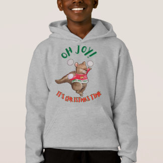 Jungen Weihnachtsfreude Pullover Hoody