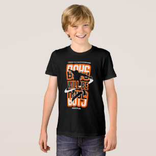 Jungen werden Jungen Freestyle Skateboarding Retro Tri-Blend Shirt
