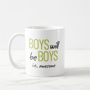 Jungen werden Jungen sein. Phantastische Ermächtig Kaffeetasse