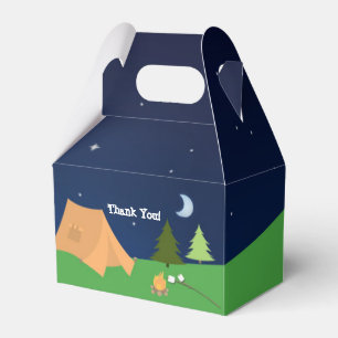 Jungen-Zeltlager-Geburtstagsfeier-Geschenkboxen Geschenkschachtel