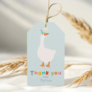 Jungen Zwei Alberne Gänse Blauer Hof 2. Geburtstag Geschenkanhänger