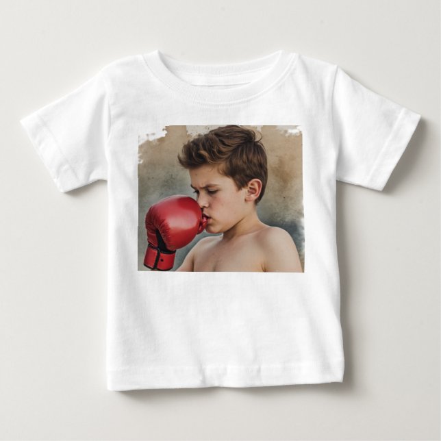 Jungenboxer Baby T-shirt (Vorderseite)