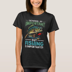 Jungenfisch Junge Kinder Junge Fische Sprichwort B T-Shirt