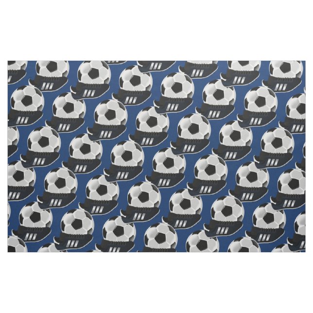 Jungenfußballfußbalstiefel und -ball stoff (Fat Quarter (45,7 x 55,9 cm))