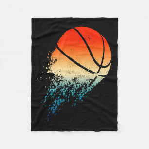 Jungenhemd Basketball Retro Vintage Fleecedecke