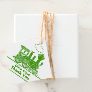 Jungenname Zug Lok grün weiß Geburtstag danke Geschenkanhänger