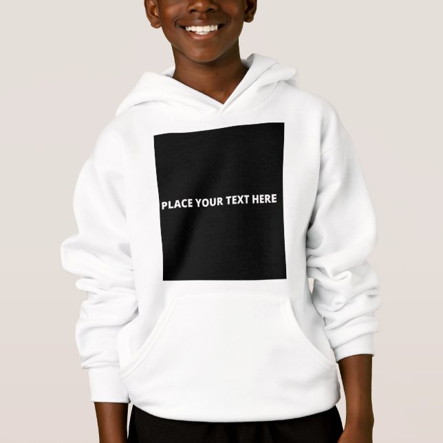 Jungenschablone Hoodie (Vorderseite)