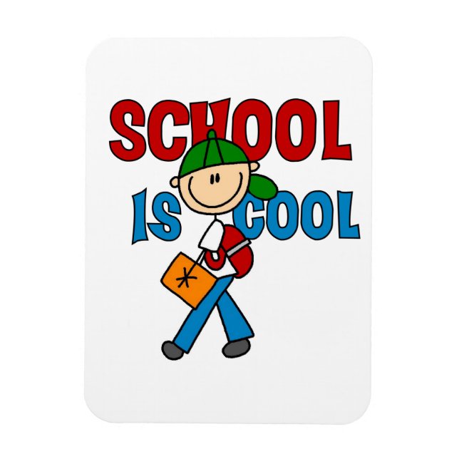 Jungenschule ist cool magnet (Vertikal)