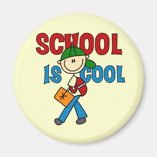 Jungenschule ist cool magnet (Vorne)