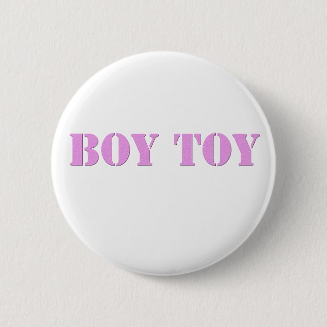 Jungenspielzeug Button (Vorderseite)