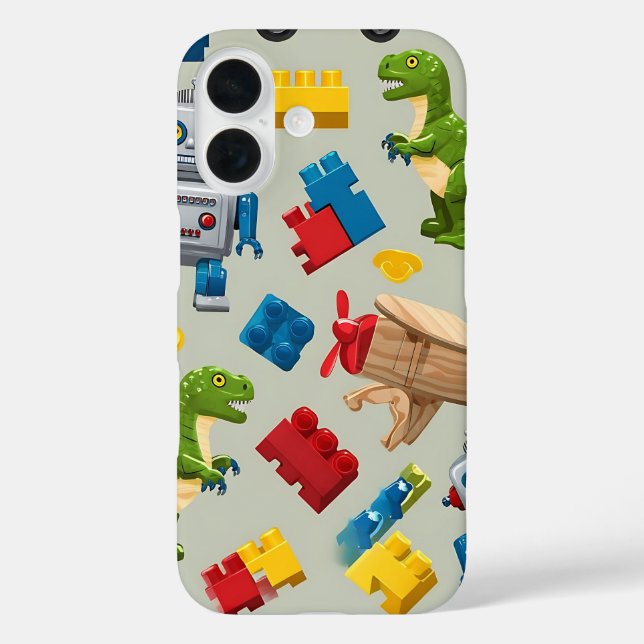 Jungenspielzeug Case-Mate iPhone Hülle (Rückseite)