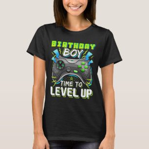 Jungenzeit, um das Videospiel-Geburtstagsgeschenk T-Shirt