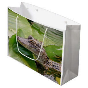 Junger Alligator Große Geschenktüte