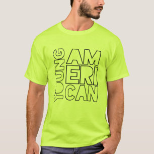Junger Amerikaner T-Shirt