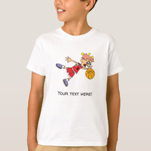 Junger Basketballspieler T-Shirt